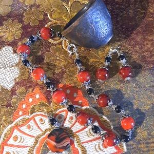 Exotic Artisan Necklace W/Earrings